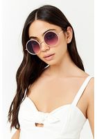 Metallic Round Sunglasses