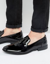 Mocasines Con Borla De Charol Negro De Asos