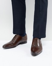 Zapatos Oxford De Cuero Marrón Murain De Ted Baker