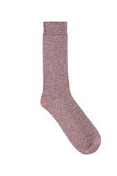 Men Marled Knit Crew Socks