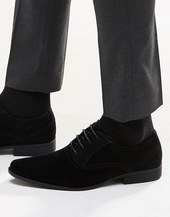 Zapatos Oxford Negros De Antelina De Asos