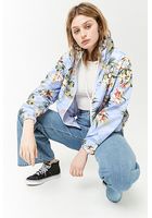 Tropical Print Windbreaker