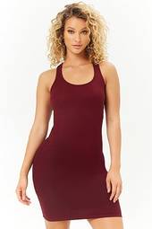 Ribbed Knit Mini Dress