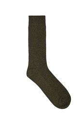 Men Marled Knit Crew Socks