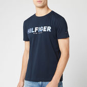 Tommy Hilfiger Men's Hilfiger Applique T-shirt - Sky Captain - S - Blue