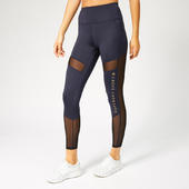 Superdry Sport Women's Active Studio Mesh Leggings - Eclispe Navy Marl - M - Blue