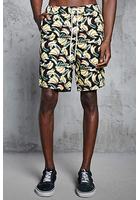 Banana Print Shorts