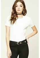 Ribbed Mock Neck Top
