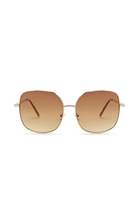 Tinted Square Metal Sunglasses