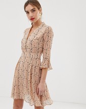 Vestido Skater De Lunares De Y.a.s
