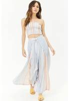 Striped Tube Top & Pant Set