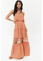 Strapless Crochet Maxi Dress