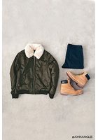 Faux Fur Bomber Jacket