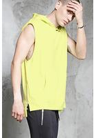 High-low Sleeveless Hoodie