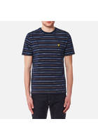 Lyle & Scott Men's Pick Stitch T-shirt - Navy - L - Navy