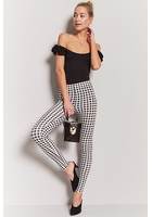 Gingham Cotton-blend Leggings