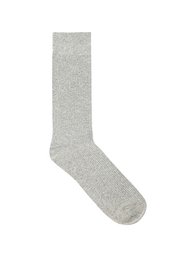 Men Ribbed Knit Crew Socks