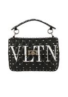 Bolso Valentino Rockstud Spike De Piel Genuina Con Micro Tachas Y Correa