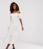 Vestido Midi Con Textura