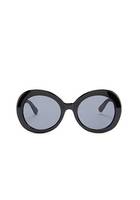 Flat Lens Round Sunglasses