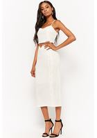 Side Button Cami & Skirt Set