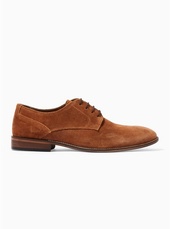 Tan Sharp Derby Shoes