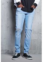 Faded Wash Skinny Jeans