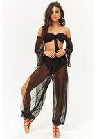 Sheer Crop Top & Pants Set