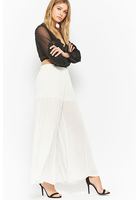 Semi-sheer Gauze Palazzo Pants