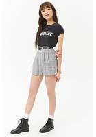 Plaid Pleat Shorts