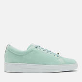 Ted Baker Women's Ailiz Suede Cupsole Trainers - Mint - Uk 3