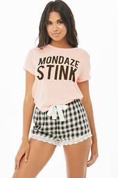 Mondaze Stink Graphic Pj Set