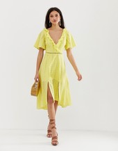 Vestido Midi Con Brocado Sundays De Finders Keepers