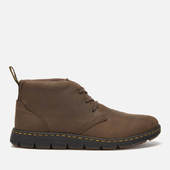 Dr. Martens Men's Backline Mid Leather Chukka Boots - Dark Brown - Uk 8 - Brown