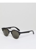 Gafas De Sol De Plástico Con Montura Redonda De Carrera