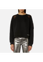 Versace Jeans Women's Sporty Sweatshirt - Black - M - Black