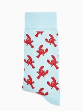 Blue Lobster Socks