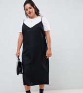 Vestido Camisola Midi De Asos Design Curve