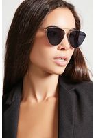 Geometric Aviator Sunglasses