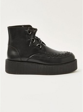 Black Wedge Platform Boots
