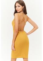 Strappy-back Bodycon Dress