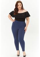 Plus Size Pintuck Leggings