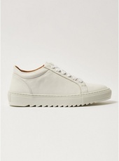 White Leather Upper Astro Lace Trainers