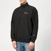 Champion Men's Half Zip Top - Black - S - Black