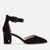 Kurt Geiger London Women's Burlington Suede Block Heels - Black - Uk 4 - Black