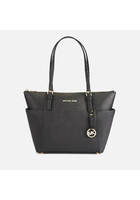 Michael Michael Kors Women's Jet Set Pocket Tote - Black