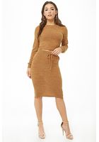 Marled Knit Top & Pencil Skirt Set