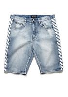 Victorious Contrast Stripe Denim Shorts