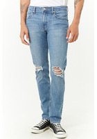 Slim-fit Distressed Jeans