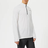 Adidas Men's Terrex Tracero 1/2 Zip Long Sleeve Top - White - 36/38 Inch (chest Size) - White